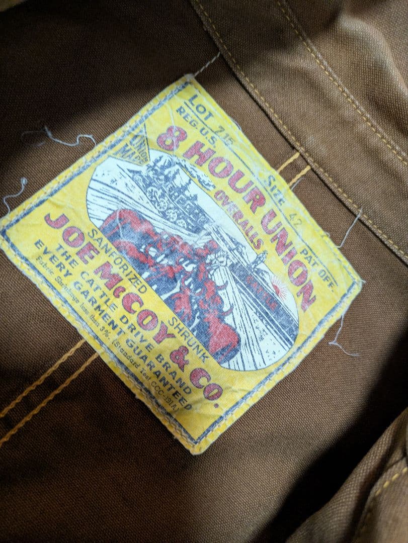 ジョーマッコイ　カバーオール　XL/42