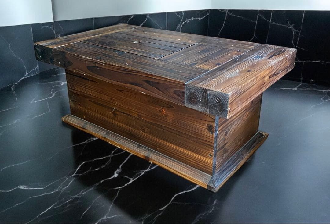 長火鉢　囲炉裏付きローテーブル