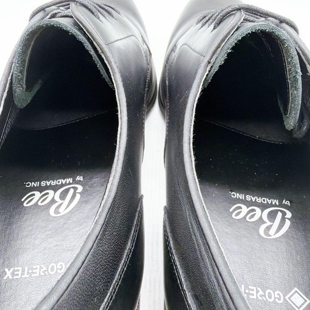 ほぼ未使用⭐️Bee by MADRAS 26 プレーントゥ ゴアテックス 黒