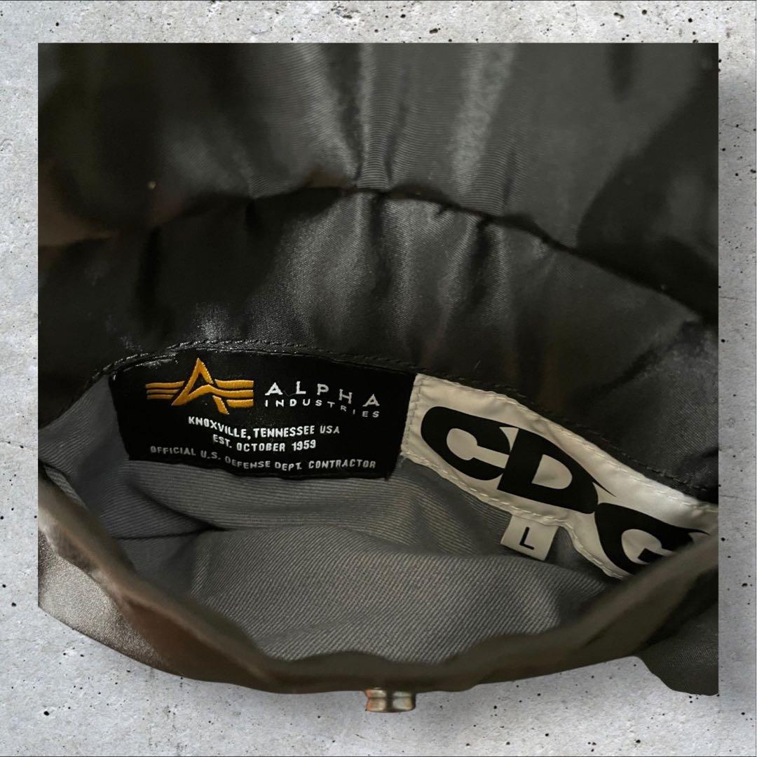 CDG ALPHA MA-1ジャケット サイズL
