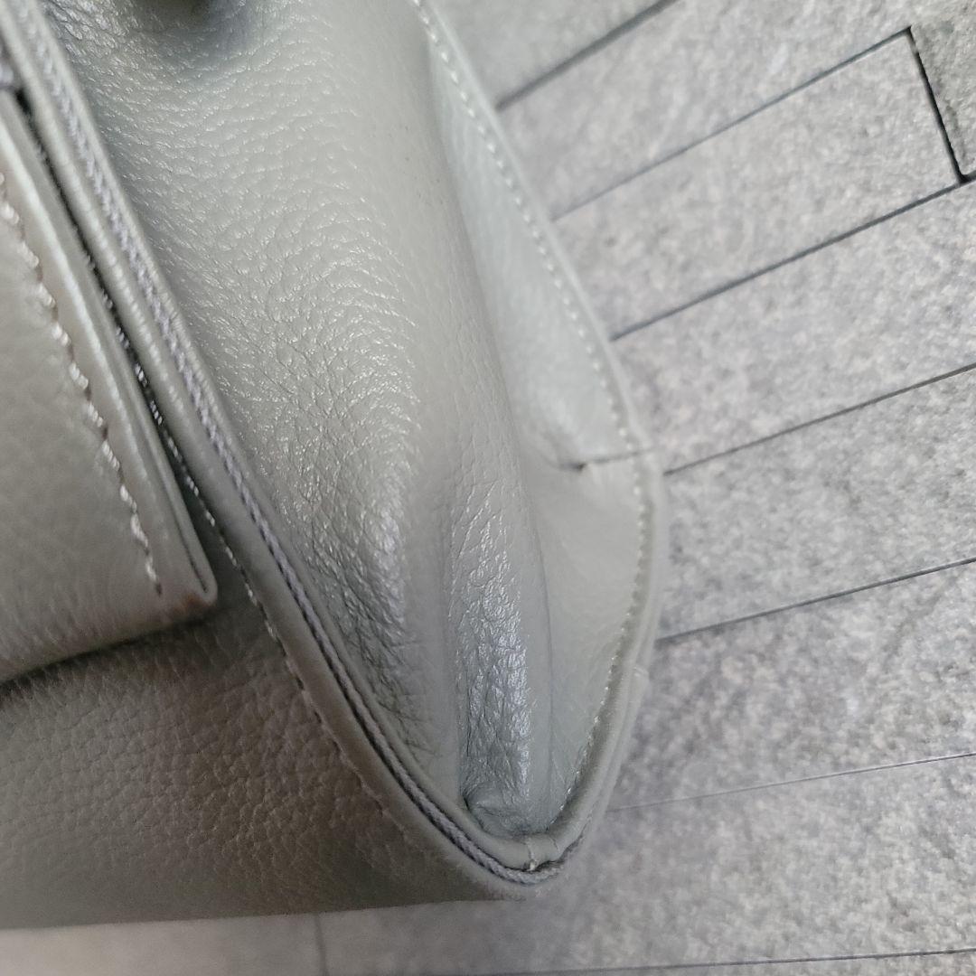 イアパピヨネ 柄ワイドテープ ショルダーバッグ グレー