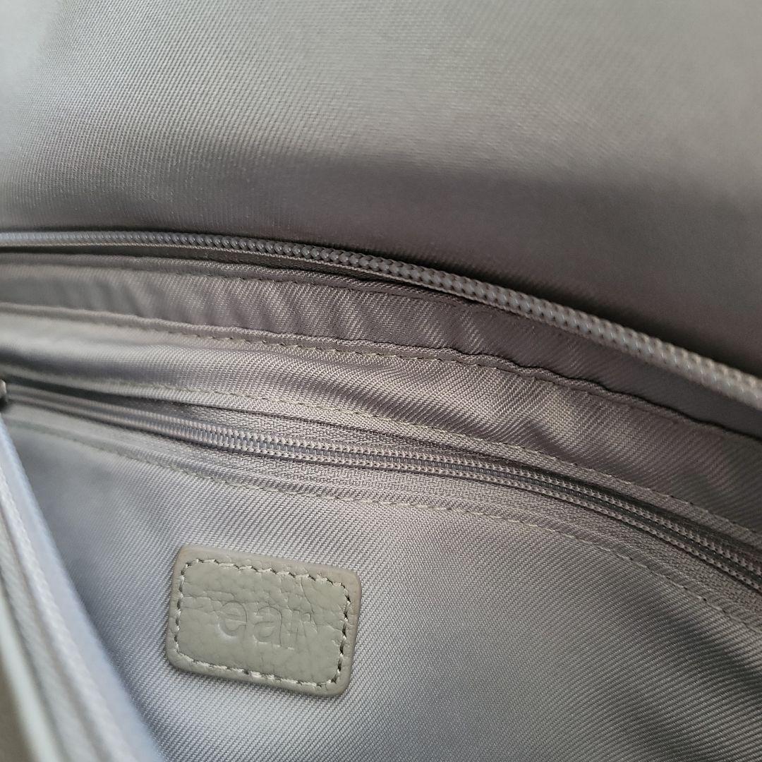 イアパピヨネ 柄ワイドテープ ショルダーバッグ グレー