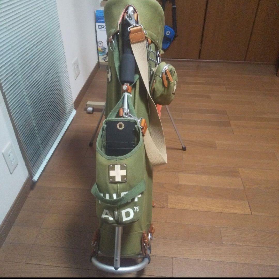 木の庄帆布スタンドキャディバック　2018年限定　×ミズノフレームウォーカー