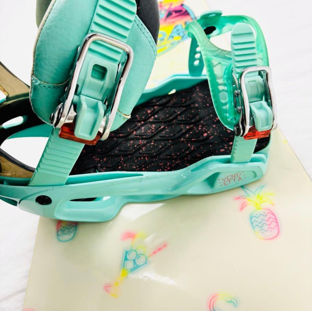 スノーボード SALOMON OH YEAH 143 x SALOMON VENDETTA S