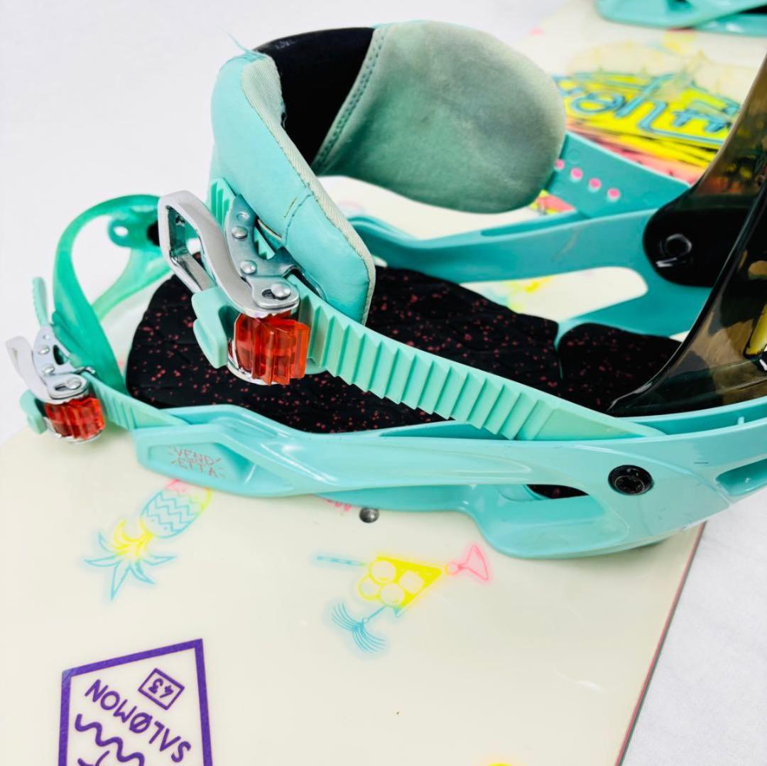 スノーボード SALOMON OH YEAH 143 x SALOMON VENDETTA S