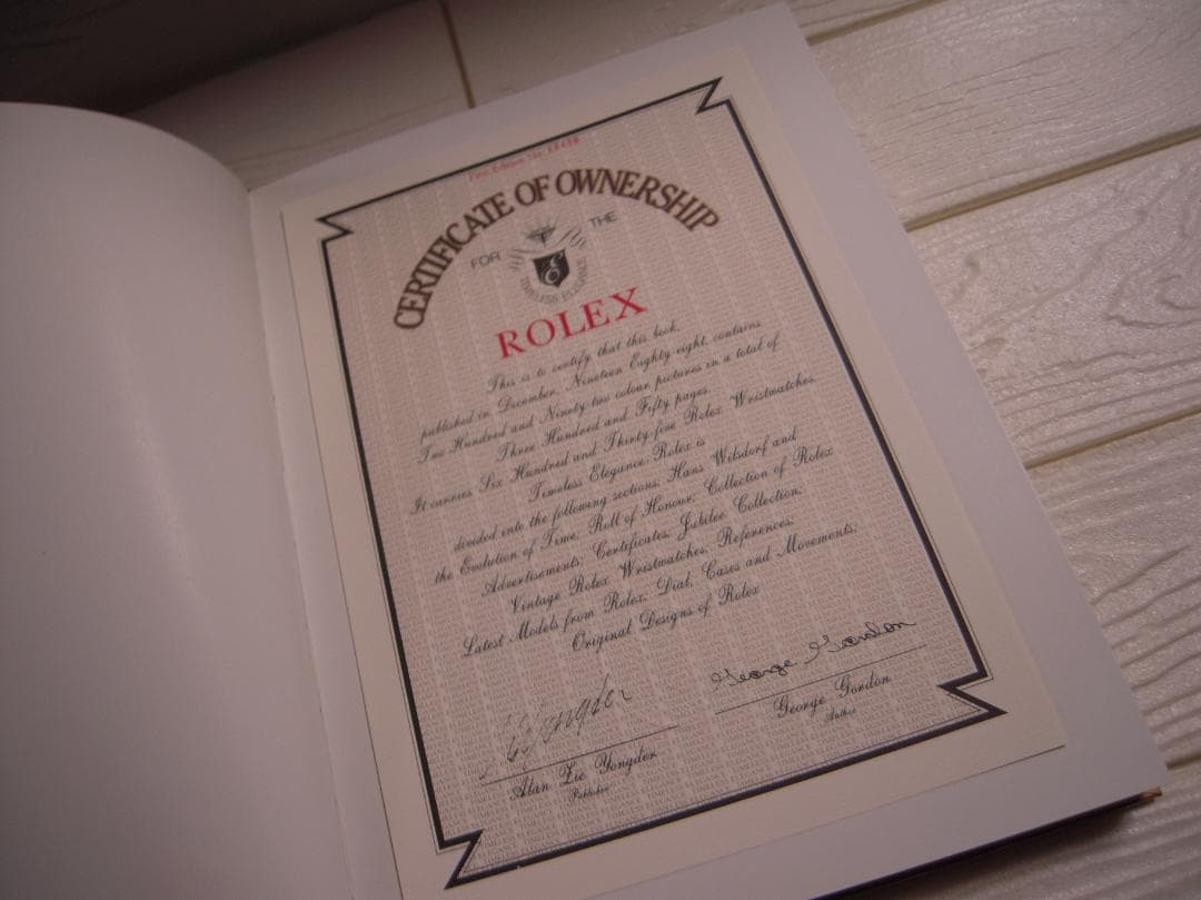 ROLEX　洋書　カタログ　レア　ロレックス