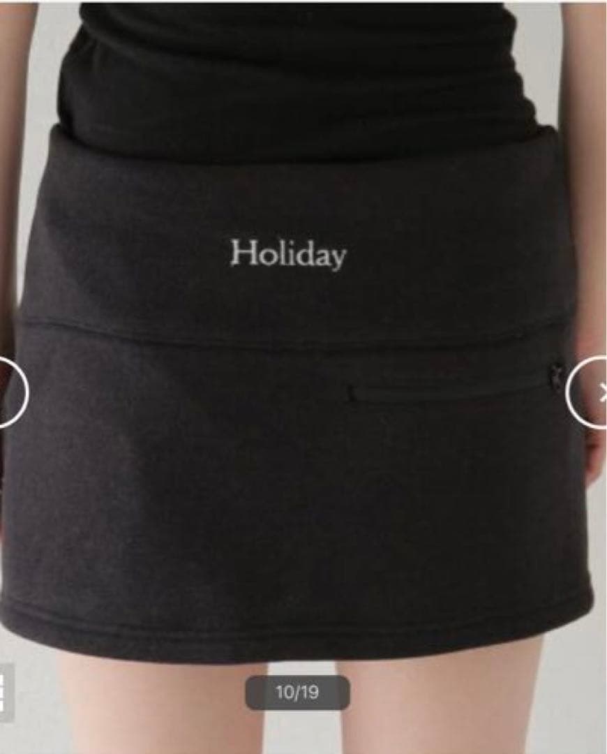 HOLIDAY THERMAL PRO FLEECE ミニスカート 美品