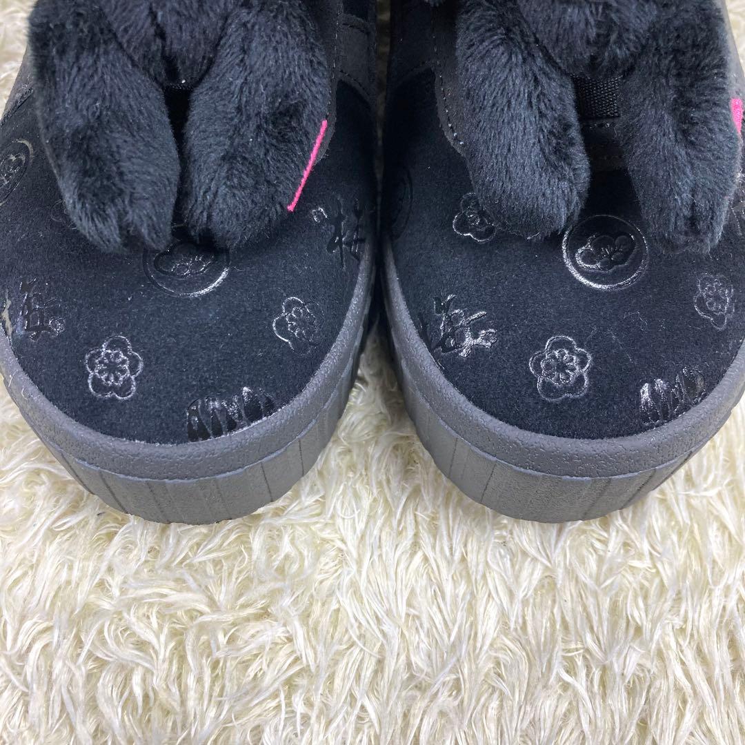 『未使用級』FR2 梅 PUMA コラボスニーカー 厚底 うさぎ ブラック　黒