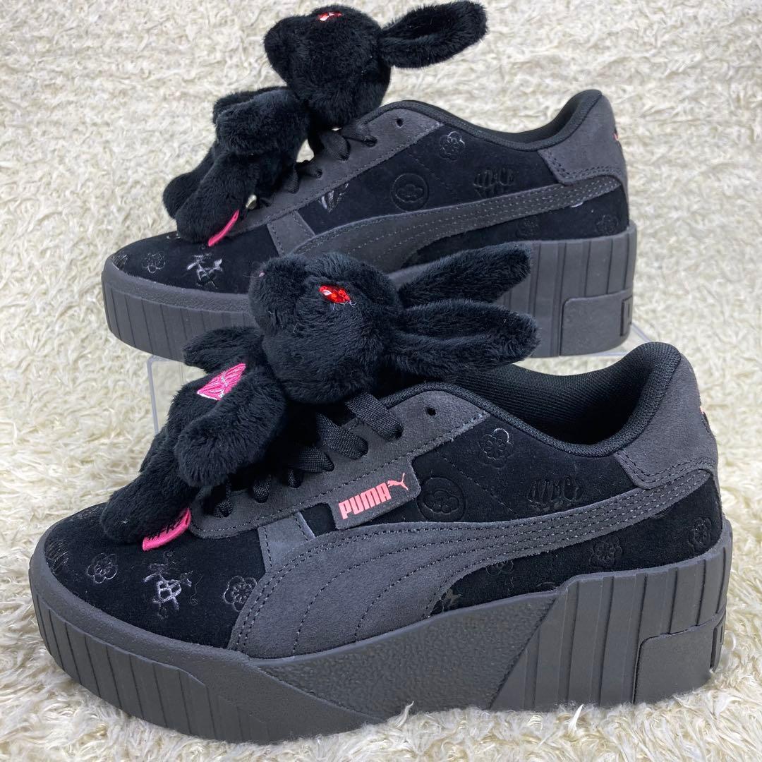 『未使用級』FR2 梅 PUMA コラボスニーカー 厚底 うさぎ ブラック　黒