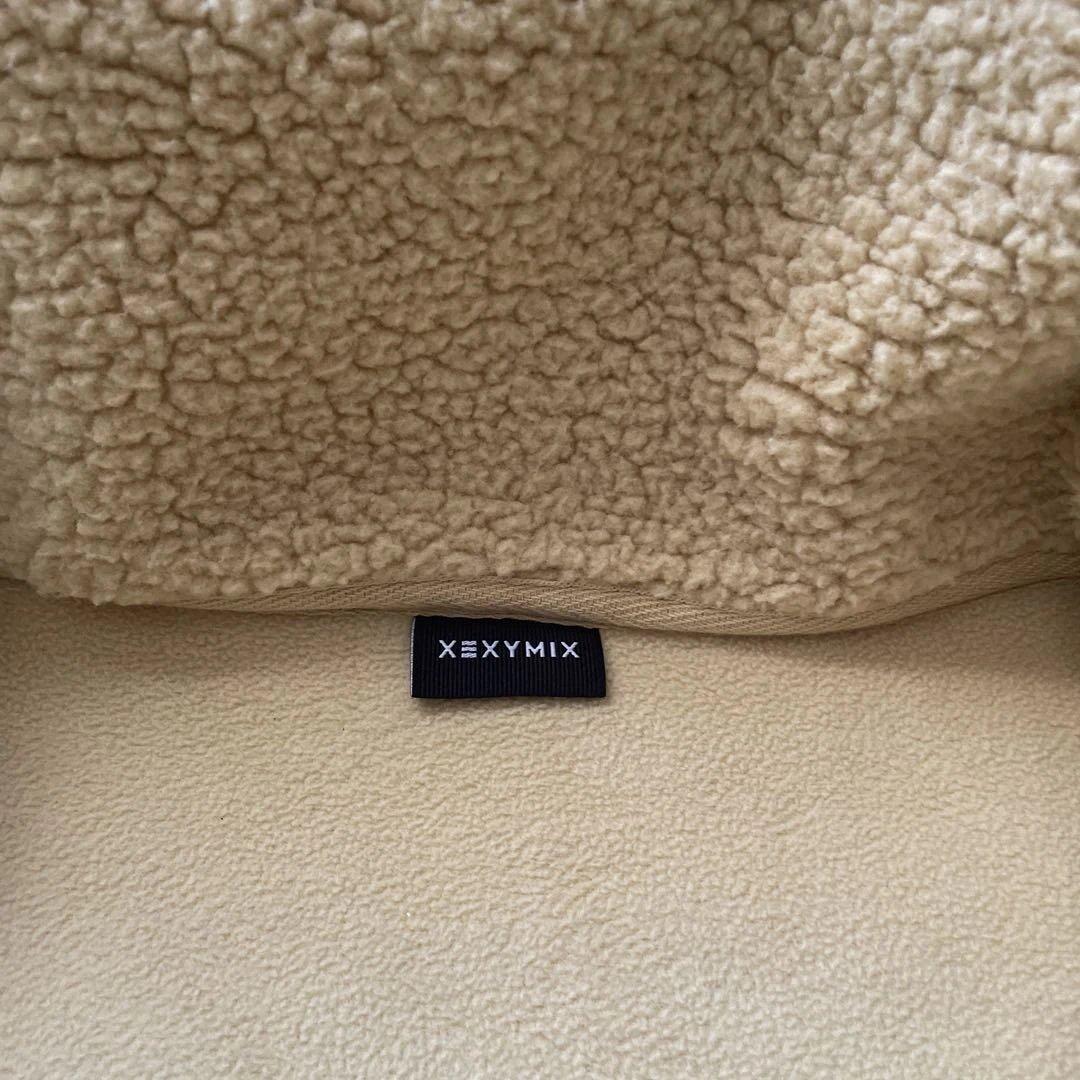 美品　XEXYMIXシェルパ ハイネックジャンパー　サイズフリー