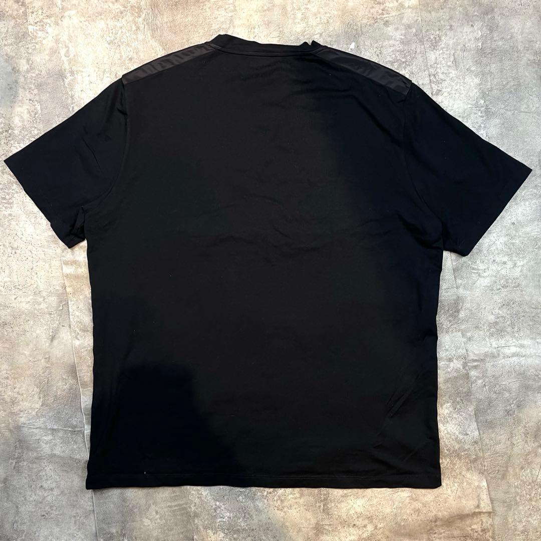 PRADAプラダ VネックTシャツ ブラック XXL ポケット付き