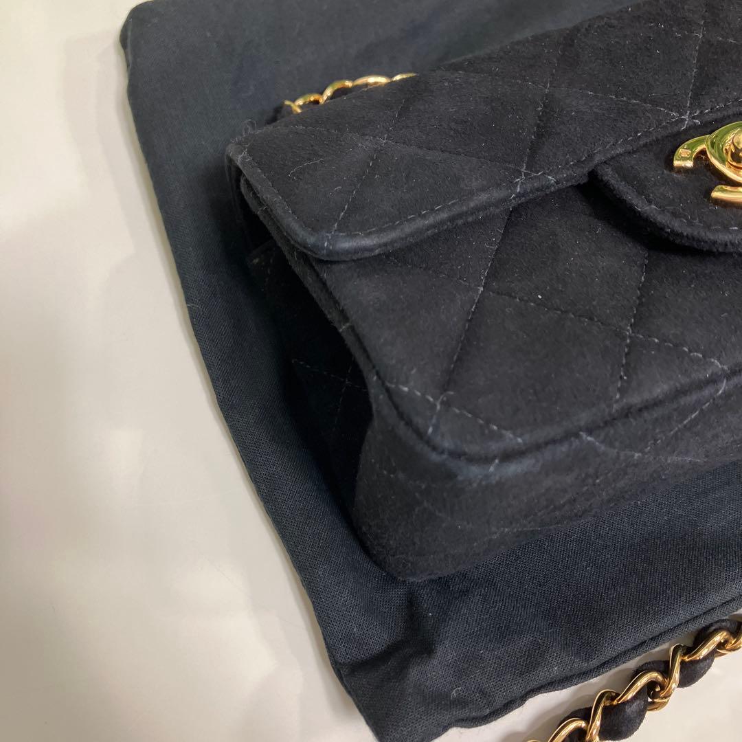 激レア品 CHANEL ミニマトラッセ スエード ブラック 5番台 美品