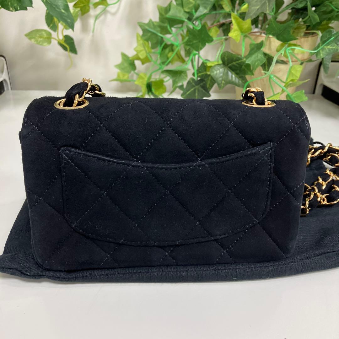 激レア品 CHANEL ミニマトラッセ スエード ブラック 5番台 美品