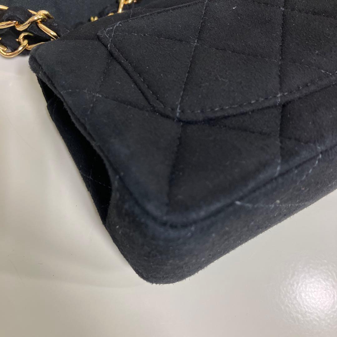 激レア品 CHANEL ミニマトラッセ スエード ブラック 5番台 美品
