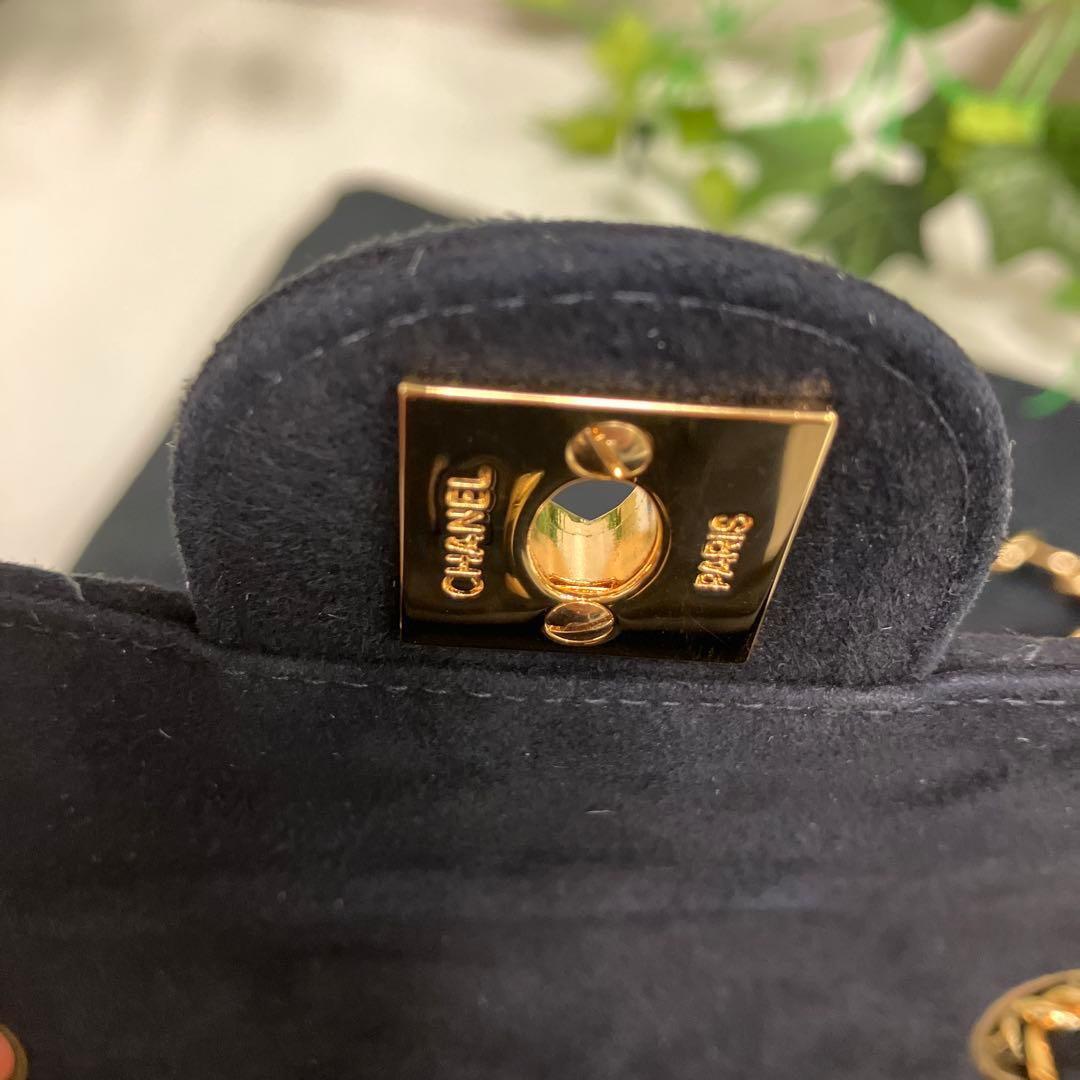 激レア品 CHANEL ミニマトラッセ スエード ブラック 5番台 美品
