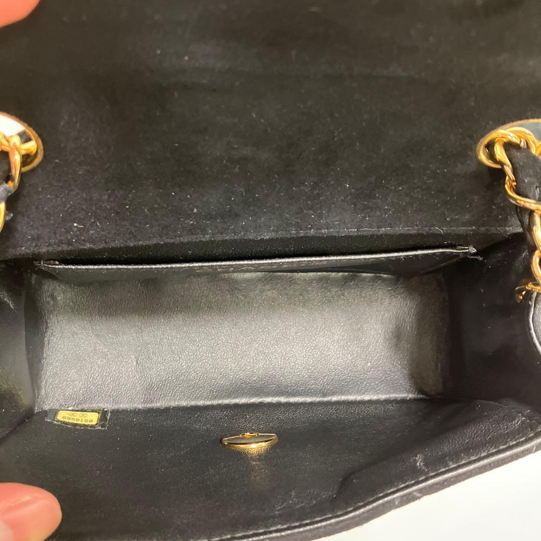 激レア品 CHANEL ミニマトラッセ スエード ブラック 5番台 美品