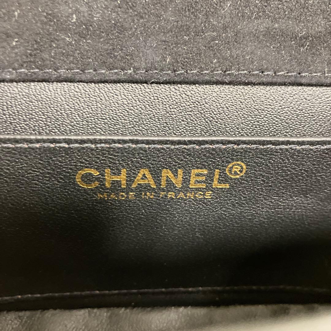 激レア品 CHANEL ミニマトラッセ スエード ブラック 5番台 美品