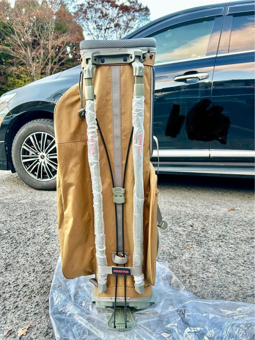 新品未使用ブリーフィングゴルフキャディバッグ CR-4 コヨーテ