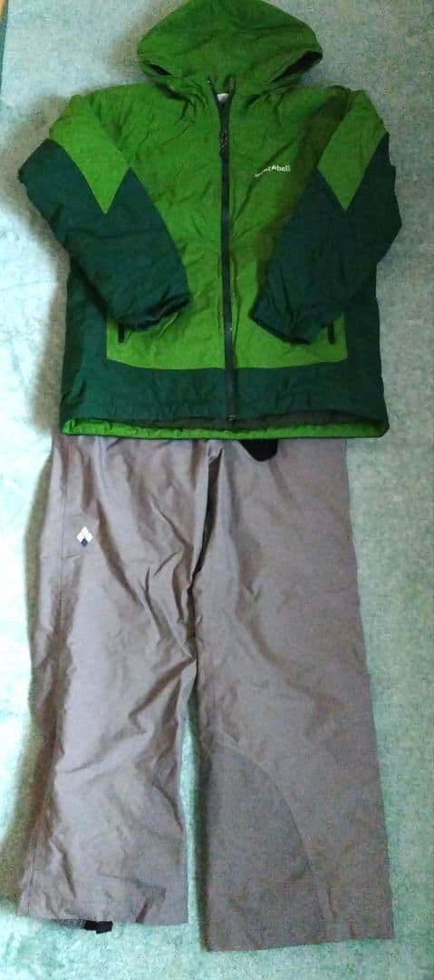 mont-bell　スキーウェア上160cm・下150cm(3Mシンサレート)