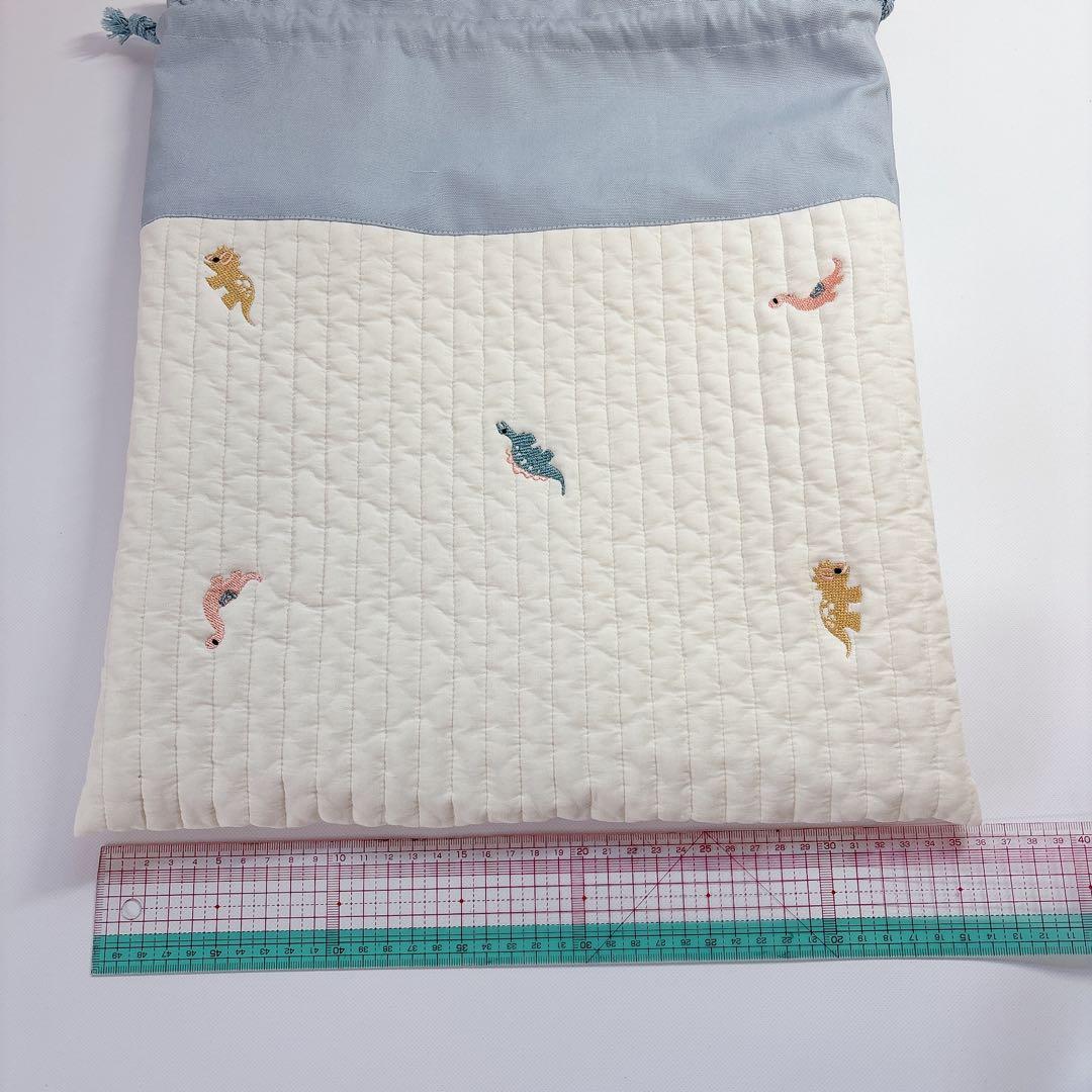 Mr.President様　レッスンバッグ　上履き袋　ヌビ　キルト　恐竜