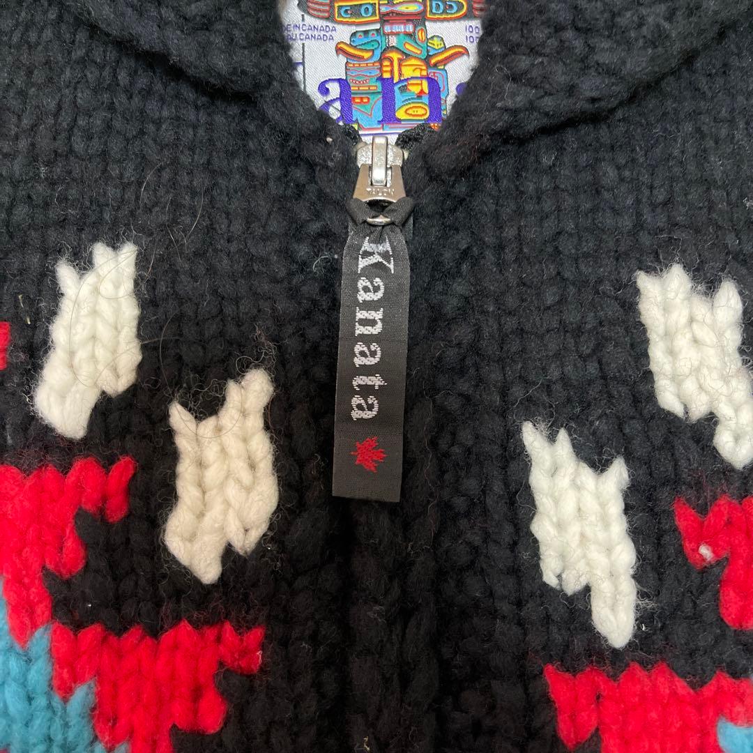 新品未使用！タグ付！Kanata カナタカウチンニットベスト ウール製