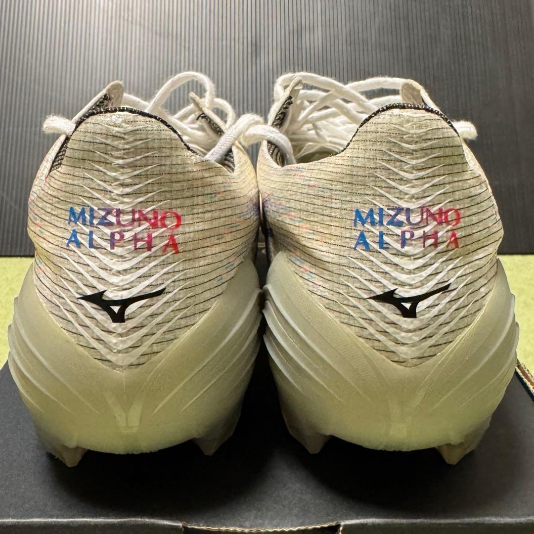 【 美品 】 ミズノ サッカースパイク アルファ JAPAN 27.0cm