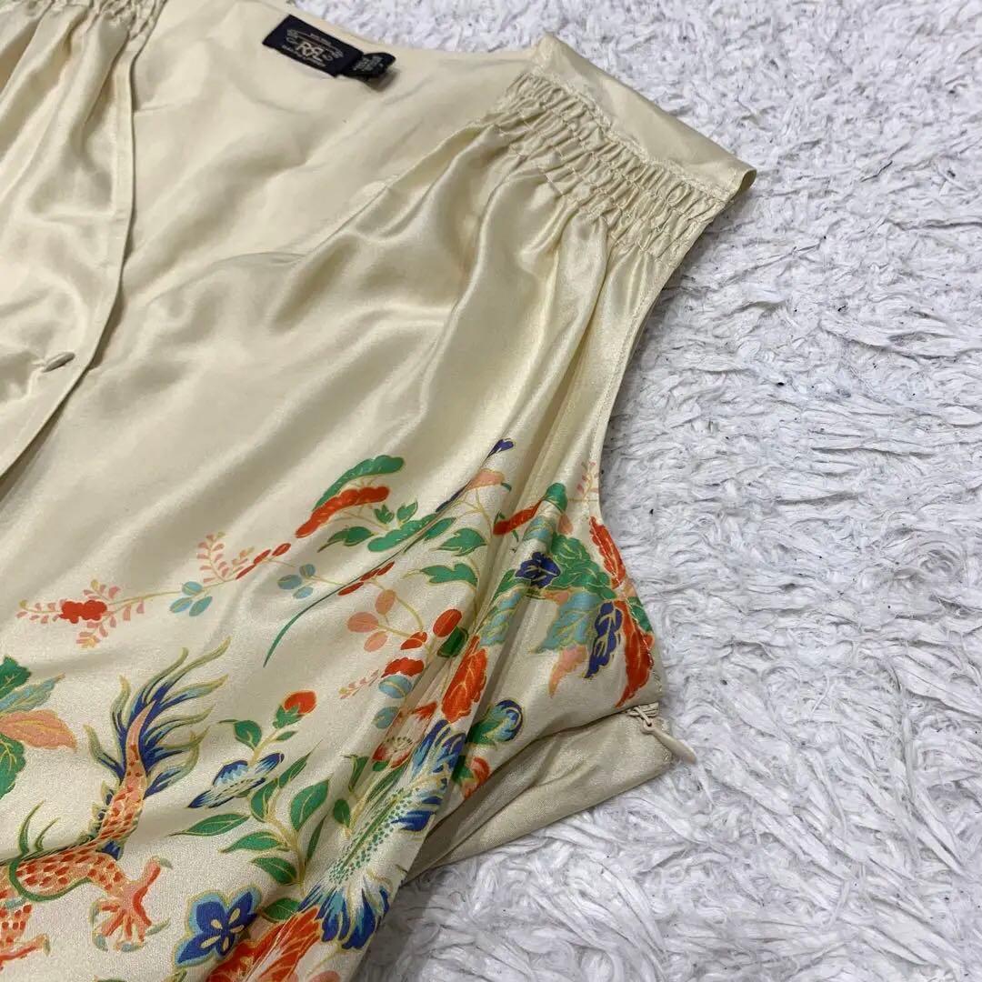 美品✨RRL ダブルアールエル オールインワン シャンパンゴールド シルク 4