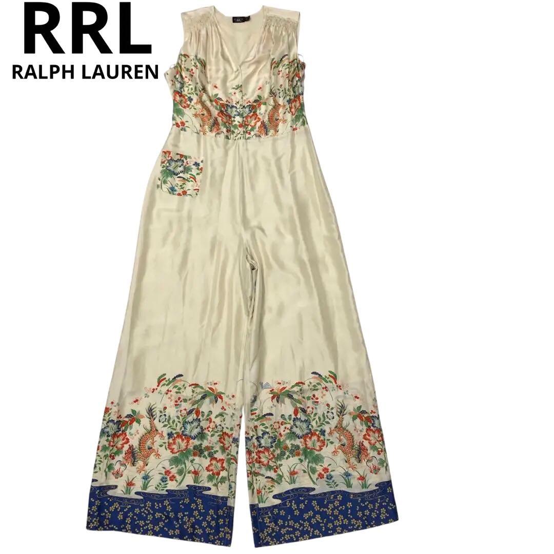 美品✨RRL ダブルアールエル オールインワン シャンパンゴールド シルク 4