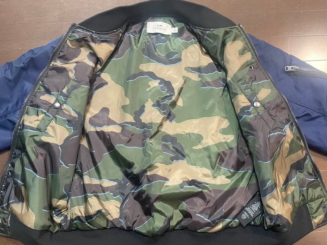 COACH★コーチ★MA-1★フライトジャケット★カモフラ★迷彩柄★M★
