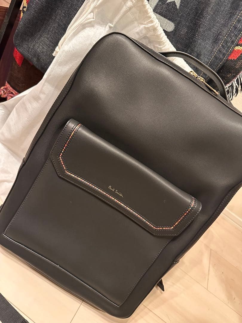 【美品・希少】Paul Smith レザー バックパック リュック　ポールスミス