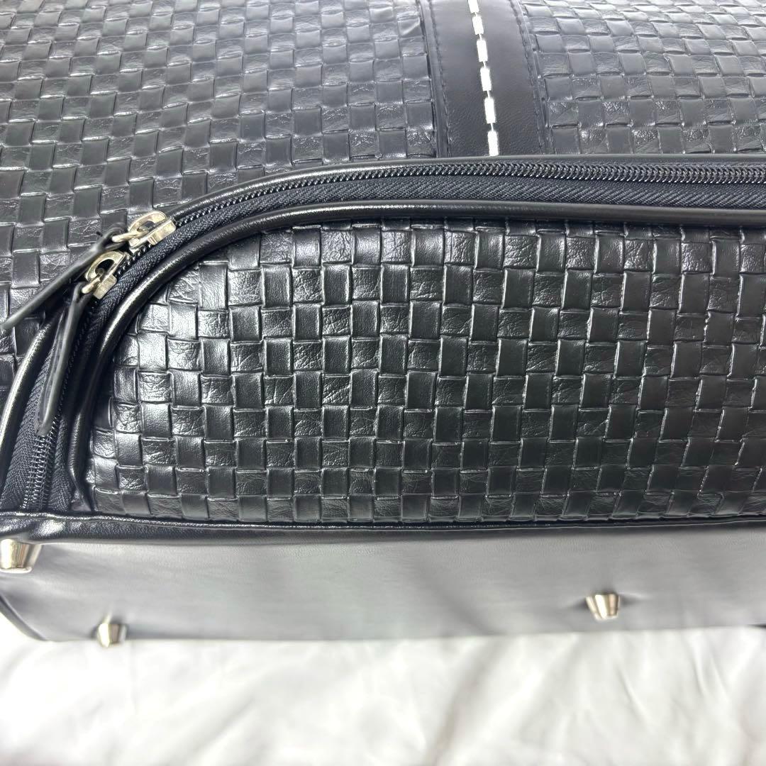 極美品 Titleist タイトリスト ゴルフバッグ ボストンバッグ 編み込み