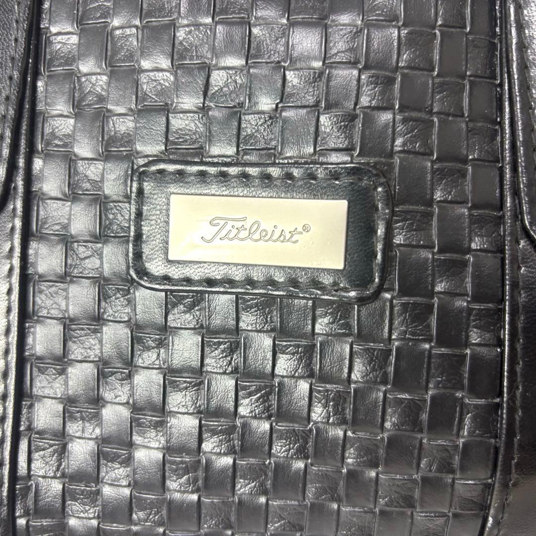 極美品 Titleist タイトリスト ゴルフバッグ ボストンバッグ 編み込み