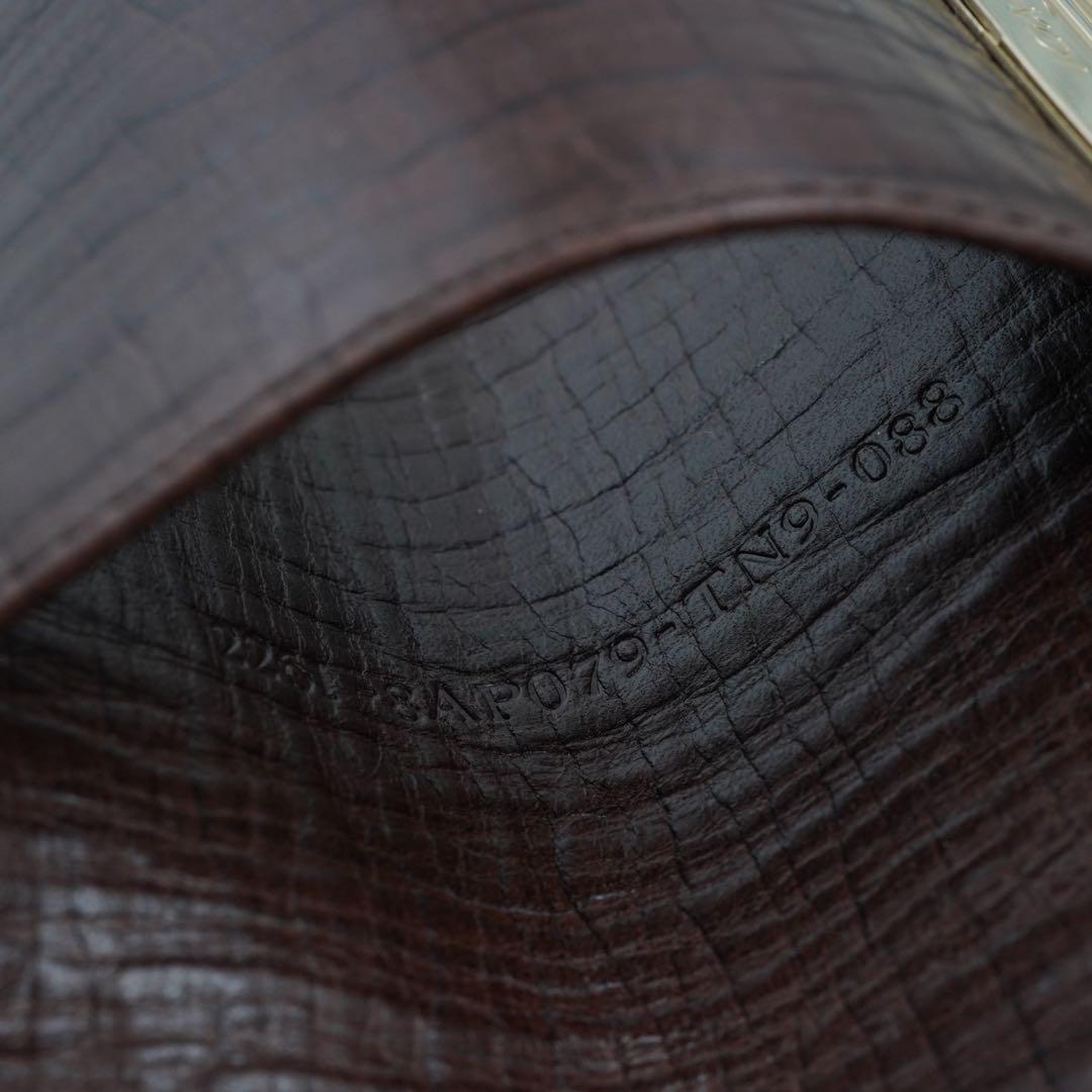 極美品　箱付き　FENDI フェンディ　キーケース　ズッカ柄　FFロゴ　ブラウン