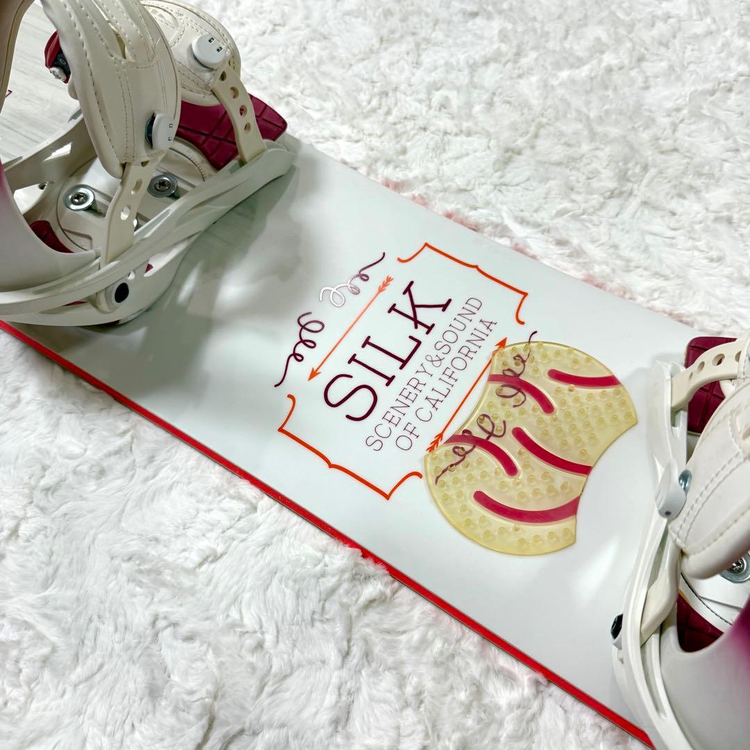 SWIVEL SILK レディース スノーボード ビンディング付き 板