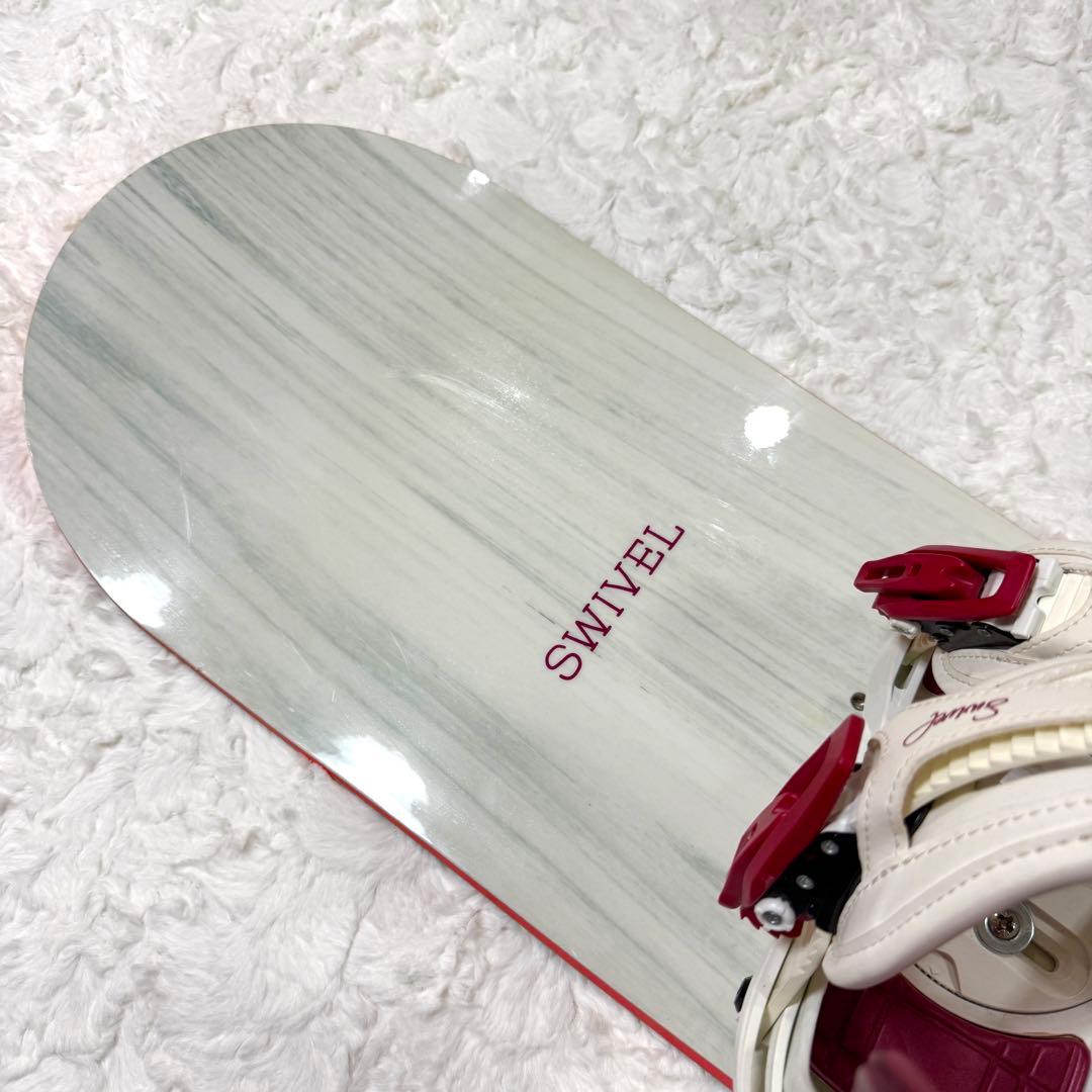SWIVEL SILK レディース スノーボード ビンディング付き 板
