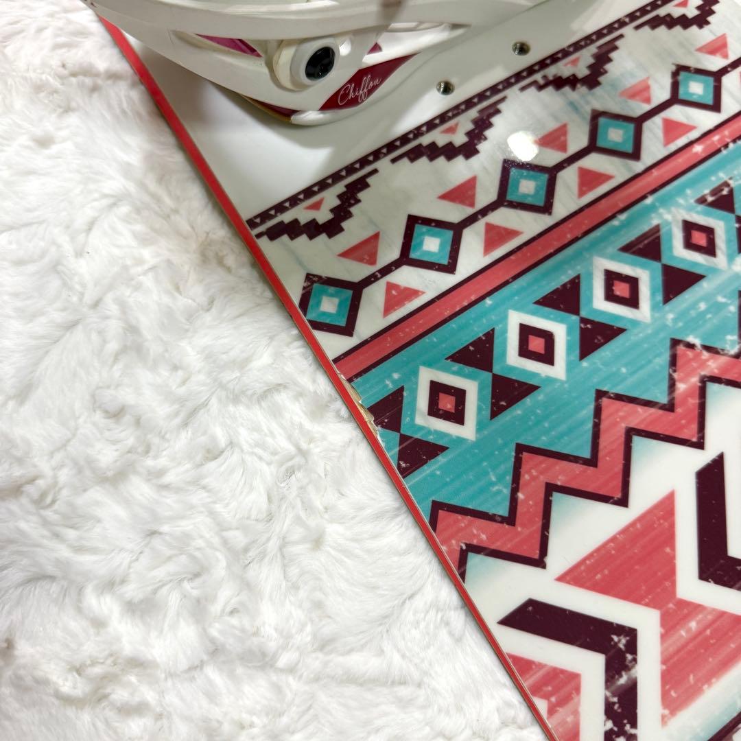 SWIVEL SILK レディース スノーボード ビンディング付き 板