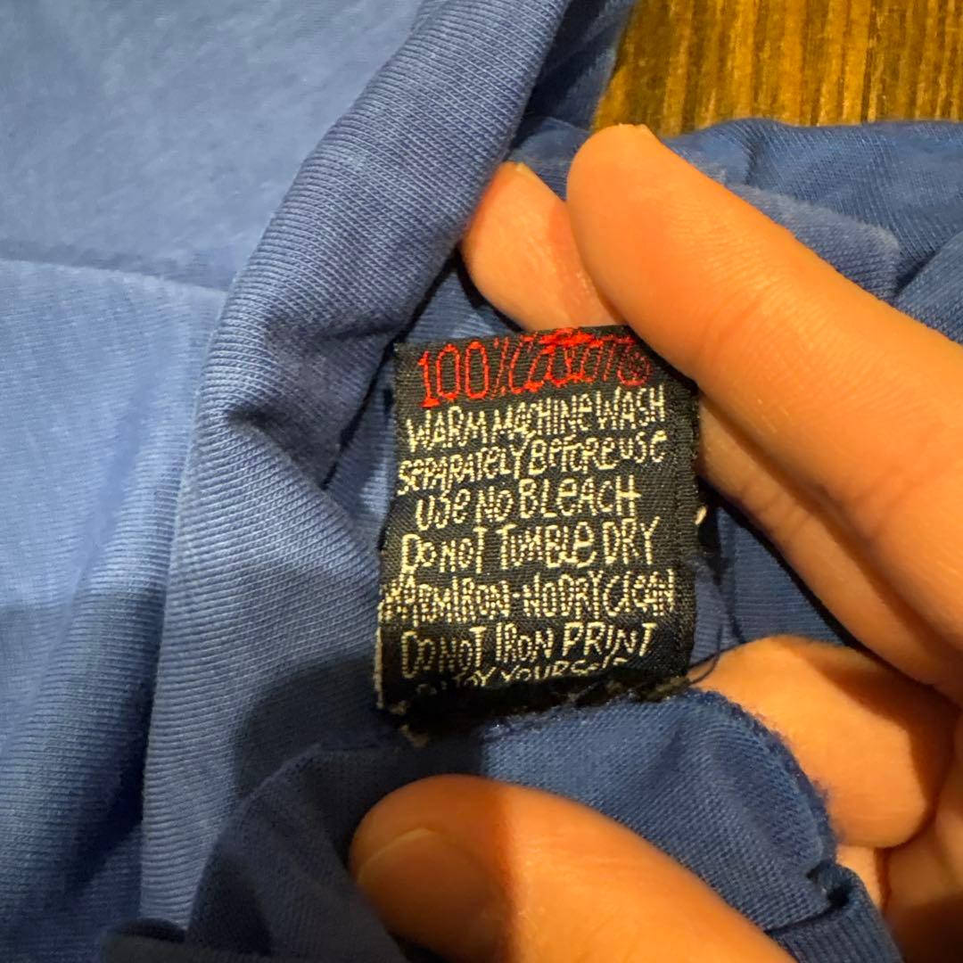 90s old Stussy Tシャツ Lサイズ 青