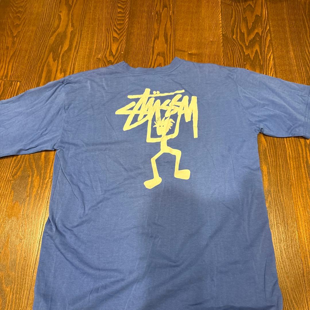 90s old Stussy Tシャツ Lサイズ 青