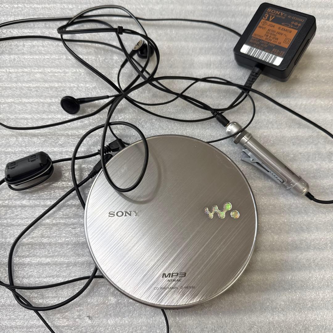 SONY MP3 ポータブルCDプレーヤー　D-NE830 ジャンク