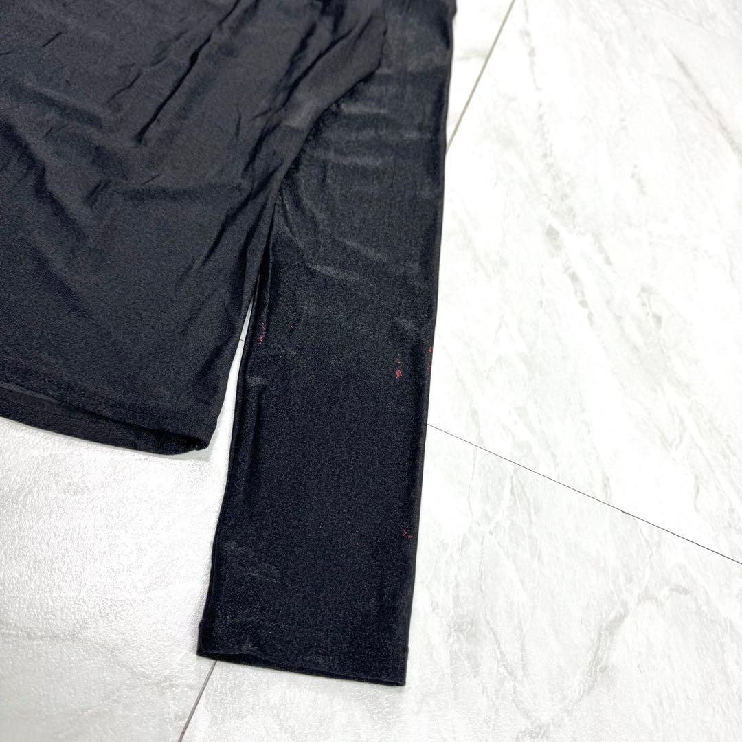 ジャンポールゴルチエ シアー 異素材 ハイネック カットソー ペイズリー 38