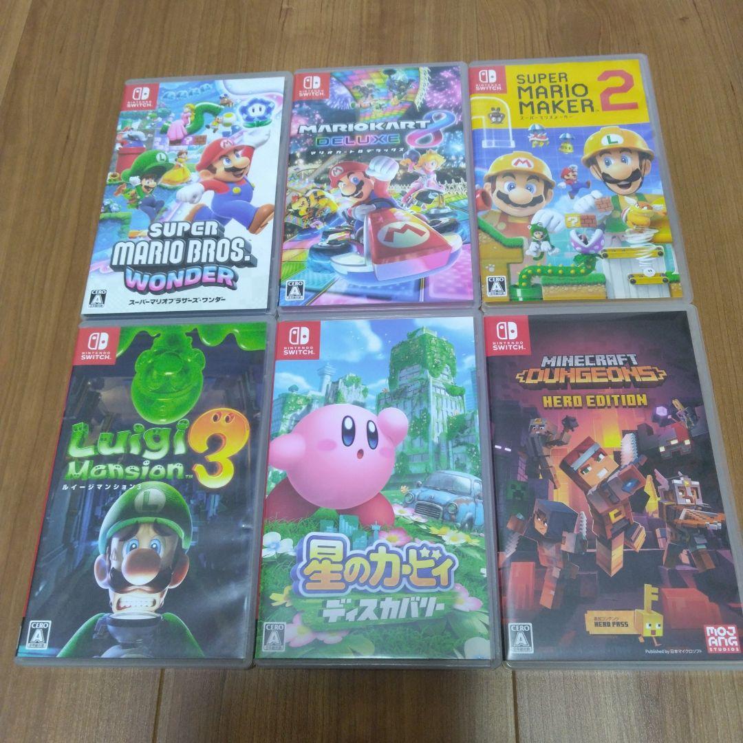 switchソフト（パッケージ版)6点まとめ売り