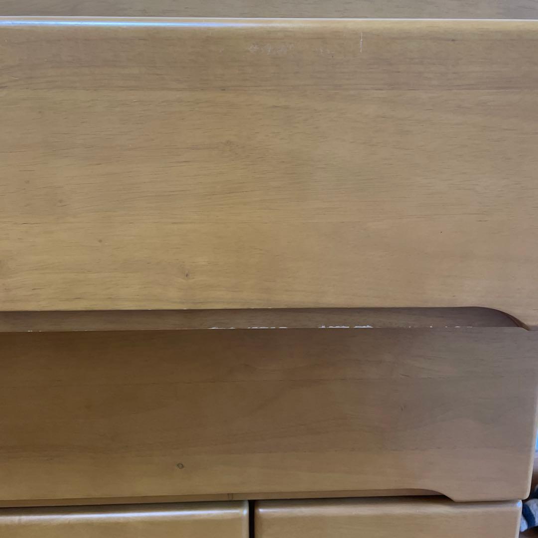 ニトリ ハイチェスト 、ナチュラルウッドのハイチェスト、ミニタンス、木製タンス、