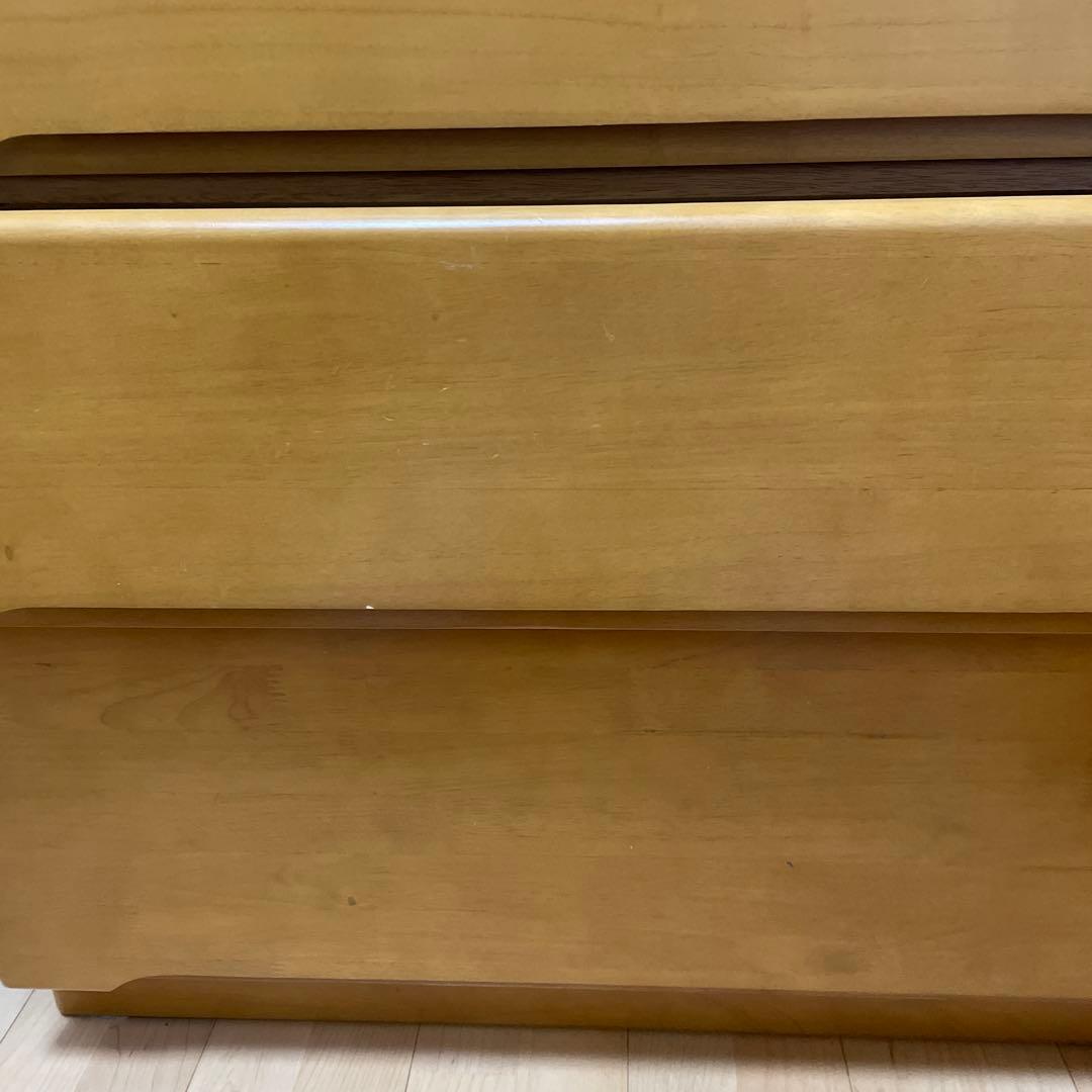 ニトリ ハイチェスト 、ナチュラルウッドのハイチェスト、ミニタンス、木製タンス、