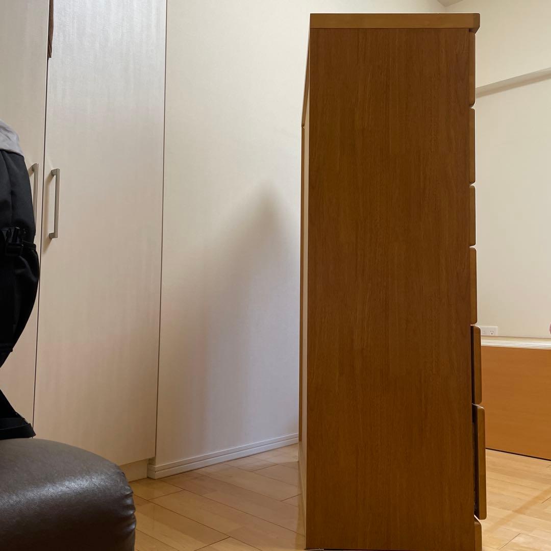 ニトリ ハイチェスト 、ナチュラルウッドのハイチェスト、ミニタンス、木製タンス、