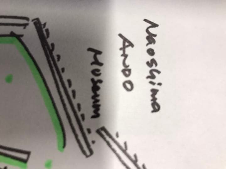 ◎直筆サインとイラスト入り　安藤忠雄とその記憶