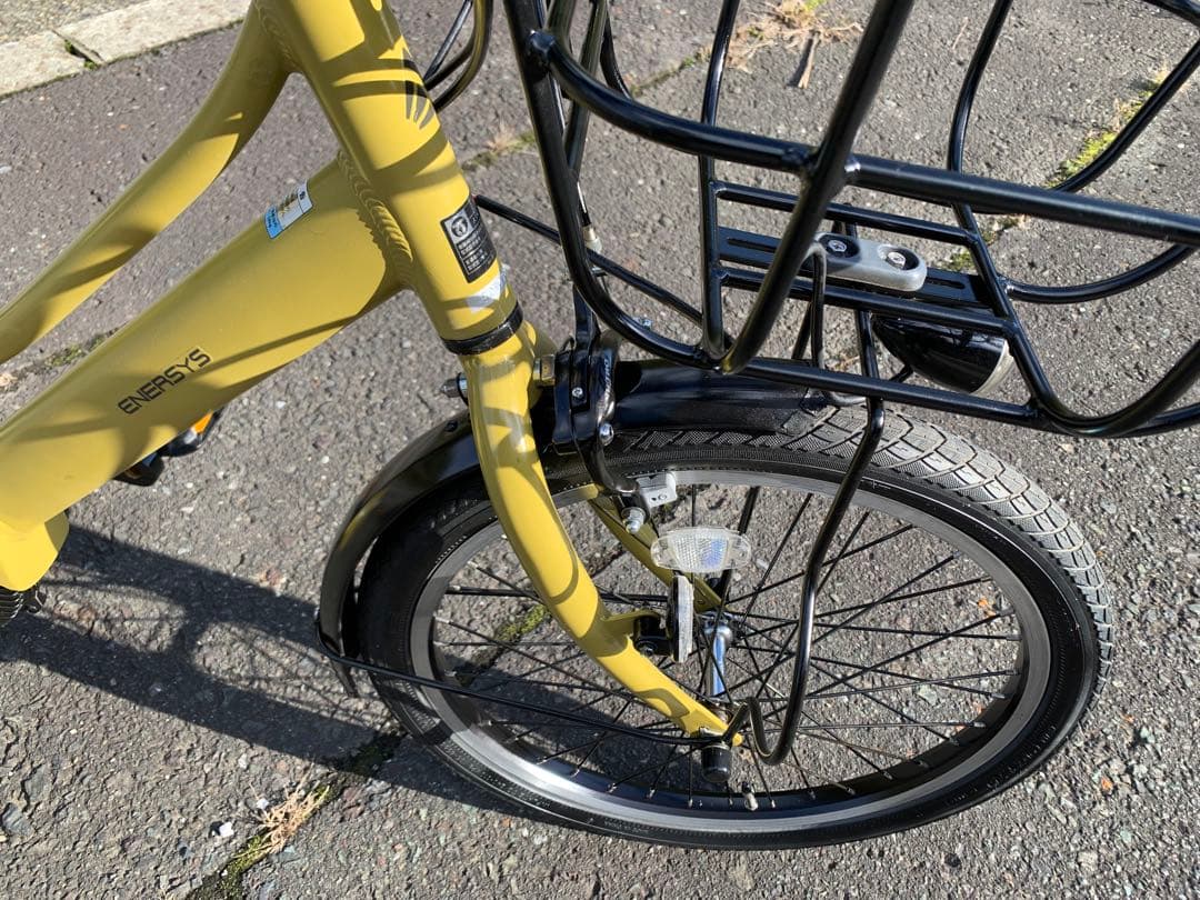 【動作確認済】送料無料 ENERSYS電動アシスト自転車10Ah内3速20インチ