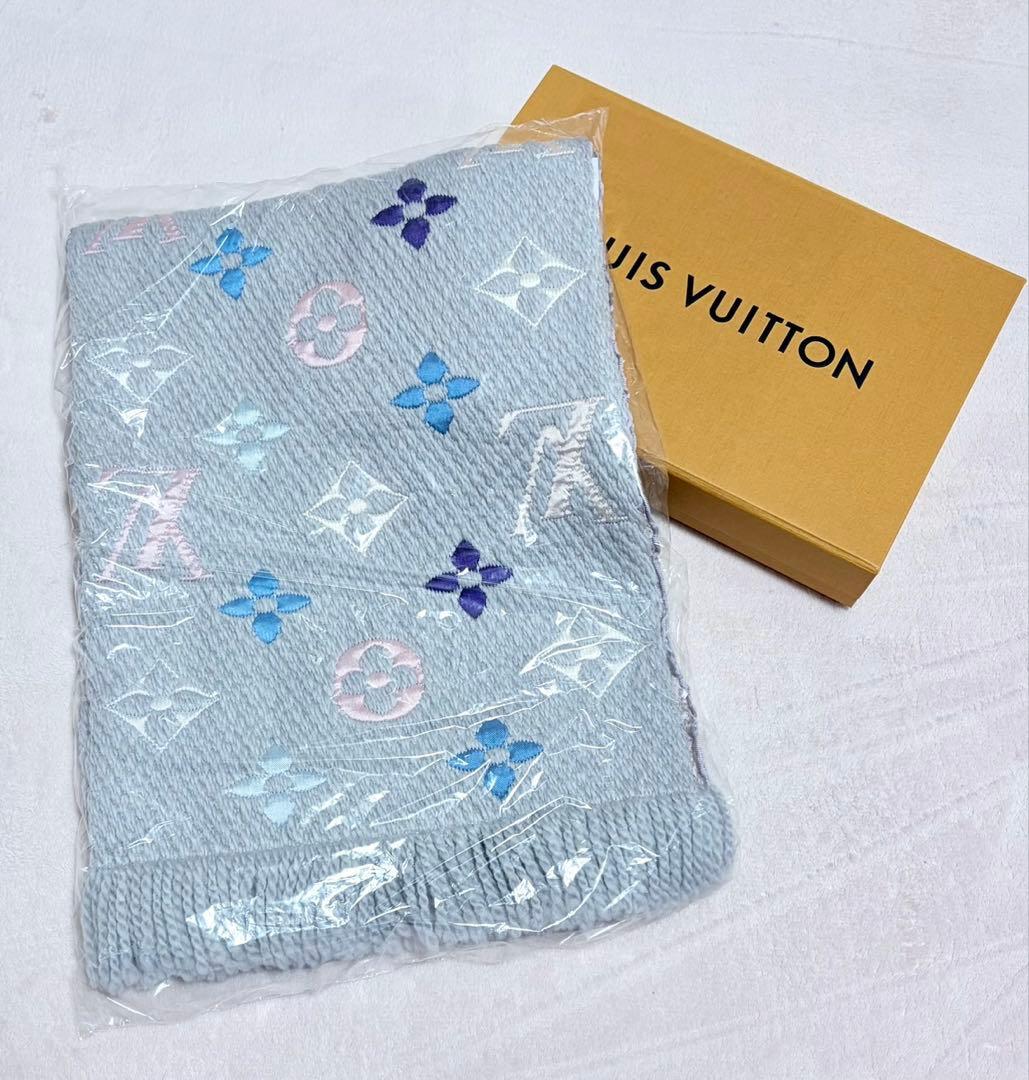 【極美品】Louis Vuitton エシャルプ・ロゴマニア レインボー