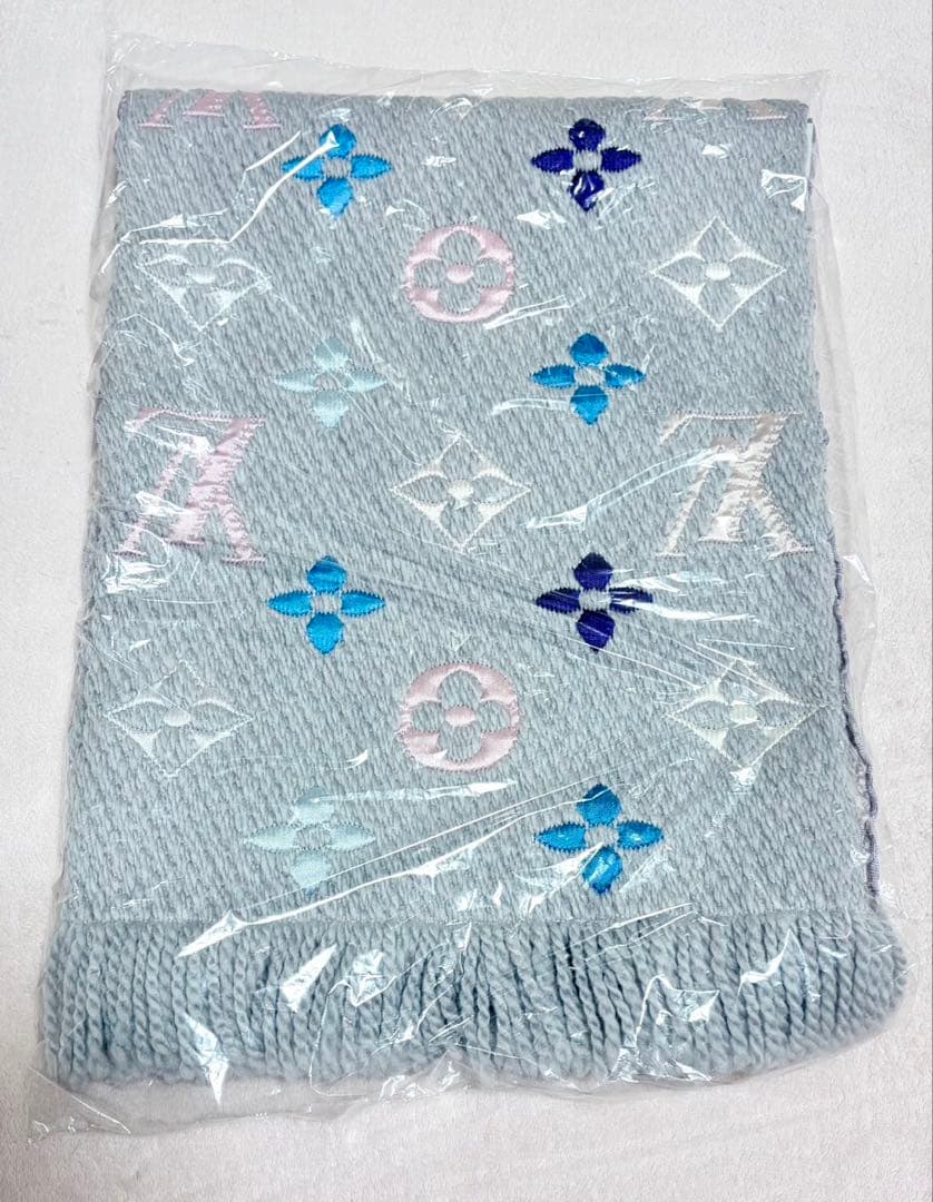 【極美品】Louis Vuitton エシャルプ・ロゴマニア レインボー