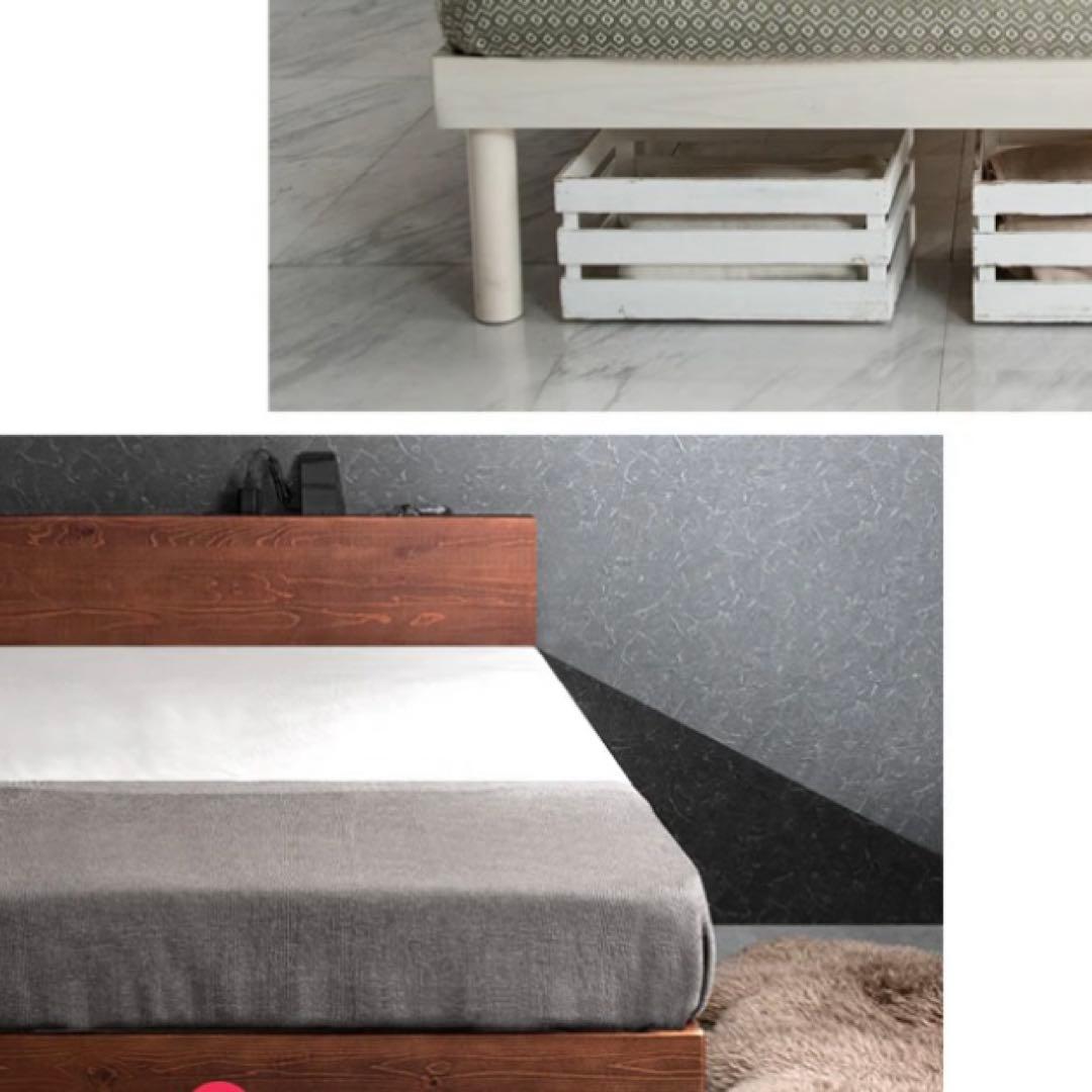 すのこベッド ベッドフレーム 単品 ブラウン シングル