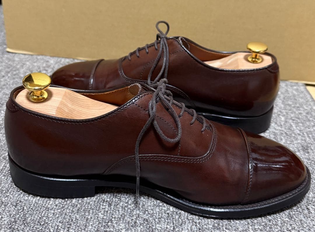 【美品】ALDEN オールデン ストレートチップ US8D ヒール新品交換済